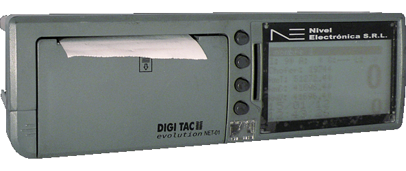 Tacógrafo digital - DIGI TAC evolution - Display LCD e impressora