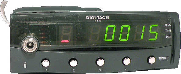 Tacógrafo digital - DIGI TAC RPM II - Controles y display